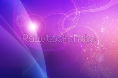 Colorful science fiction background with bright lights
