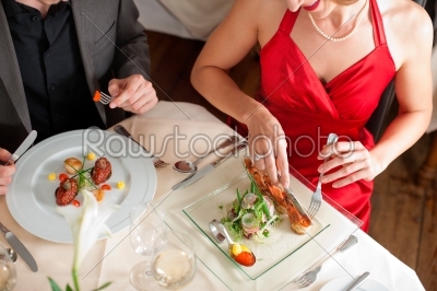 Couple Having Meal
