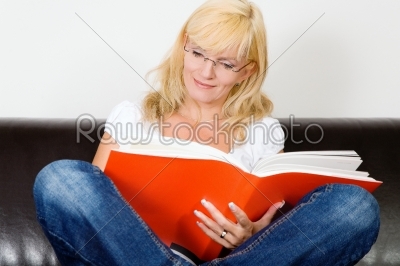 Cross legged reading