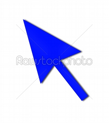 Cursor Arrow Mouse Blue