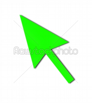 Cursor Arrow Mouse Green