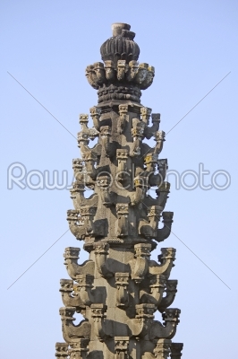 Deepmala (Light pillar) at Changwateshwar Temple near Saswad, Ma