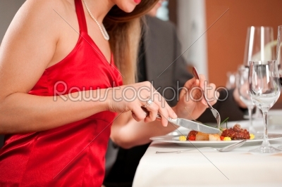 Dinner or lunch in restaurant