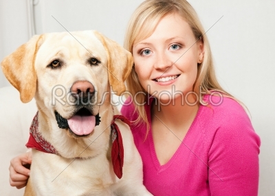 Dog with his mom