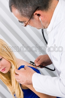 Examination by doctor