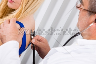 Examination by doctor