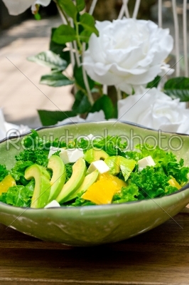 fresh avocado salad 