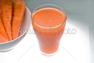 fresh carrot juice