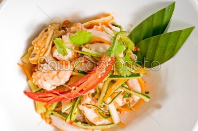 fresh seafood thai salad