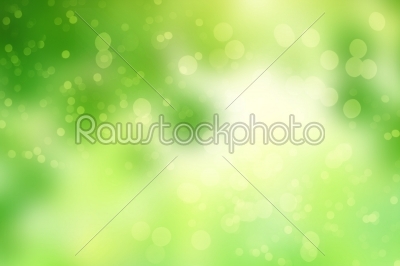 Green abstract background picture with bokeh lights