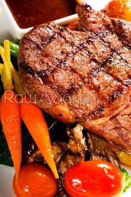 grilled ribeye steak