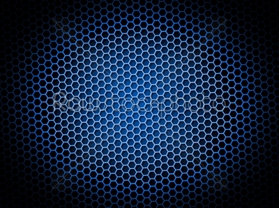 Honeycomb Background Blue