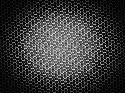 Honeycomb Background BW