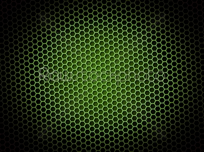 Honeycomb Background Green