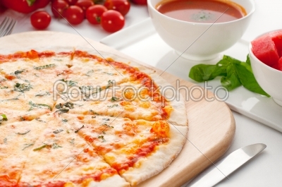 Italian original thin crust pizza