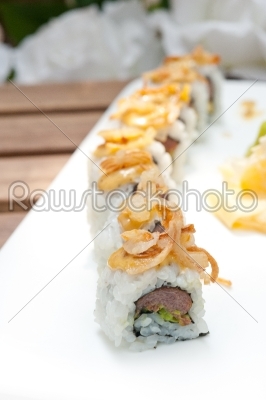 Japanese sushi rolls Maki Sushi 