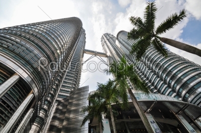 Kuala Lumpur General view of Petronas Twin Towers