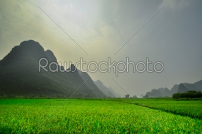 Li landscape in Yangshuo Guilin