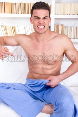 man having problems with impotence