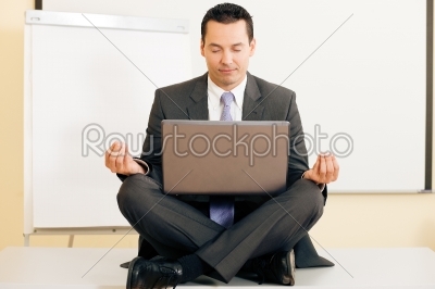 Meditation upon desk