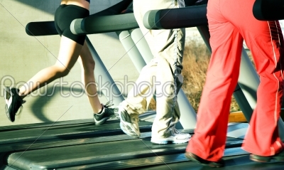 On the treadmill