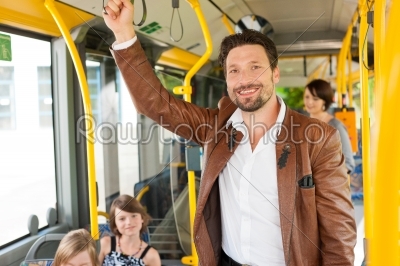 passenger in a bus