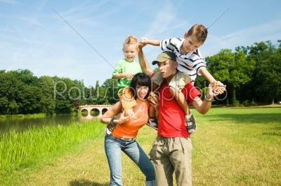Piggyback Fun with Family