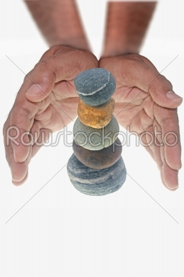 Pile of pebble Stones