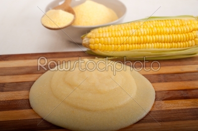 polenta corn maize flour cream