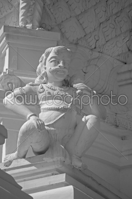 Sculpture at Shrinath Mhaskoba Temple, Kodit, Sasvad, Maharashtr