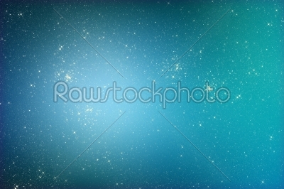 Starry glitter background with stars on blue color
