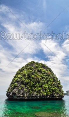 Thailand Beach Temple Rocks Krabi