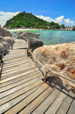 Thailand Koh Tao - a paradise island Boardwalk