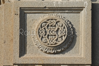 The Snake Web Design (Naga Mandala) on wall 