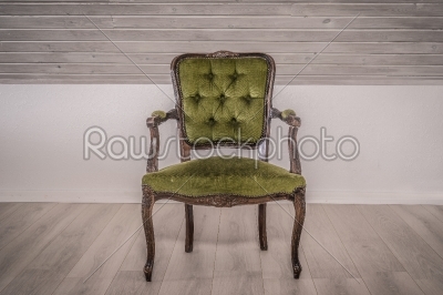 Victorian chair in a living room