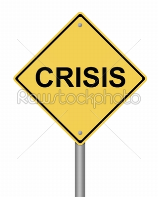 Warning Sign Crisis