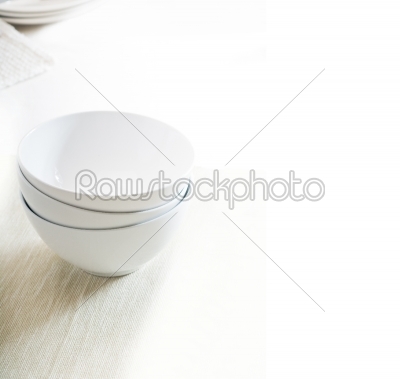 white bowls 