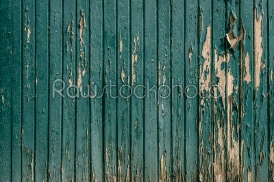 Wooden background with worn paint