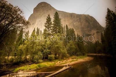 Yosemite fire background