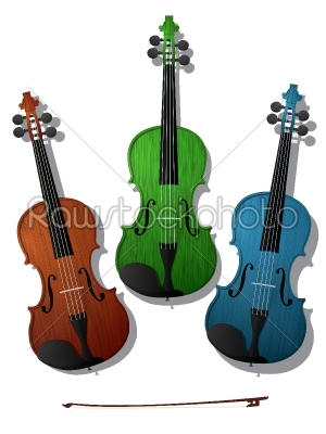 Colored violins
