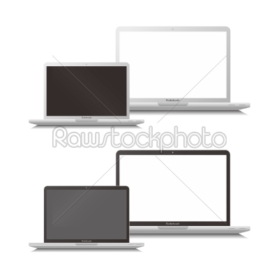 laptop and notebook illustration