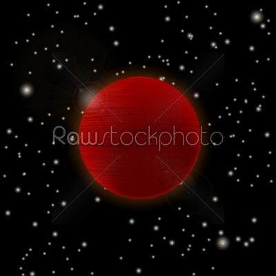 Red planet icon
