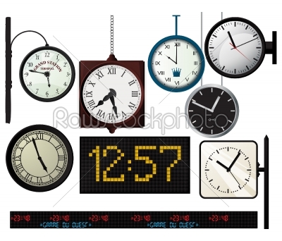 Train station watches collection