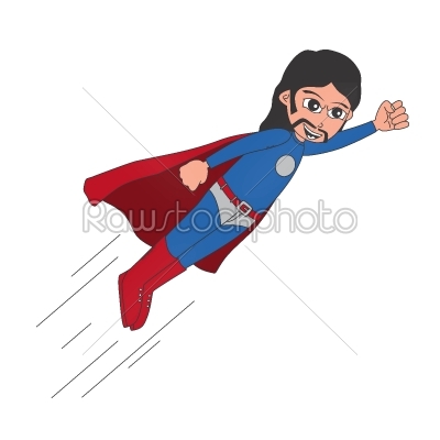 stock vector: superhero cartoon character-Raw Stock Photo ID: 68799