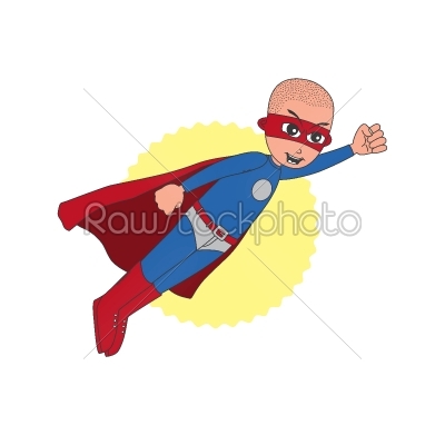 stock vector: superhero cartoon character-Raw Stock Photo ID: 68810