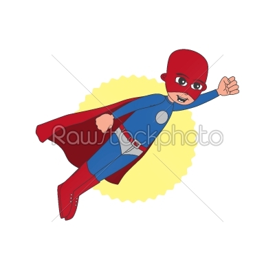 stock vector: superhero cartoon character-Raw Stock Photo ID: 68811